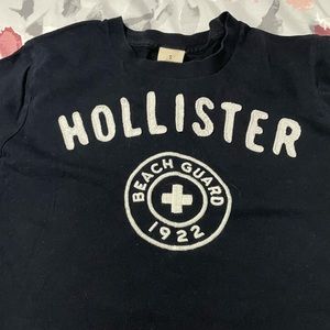 Hollister T ShirtSmall-Navy Blue